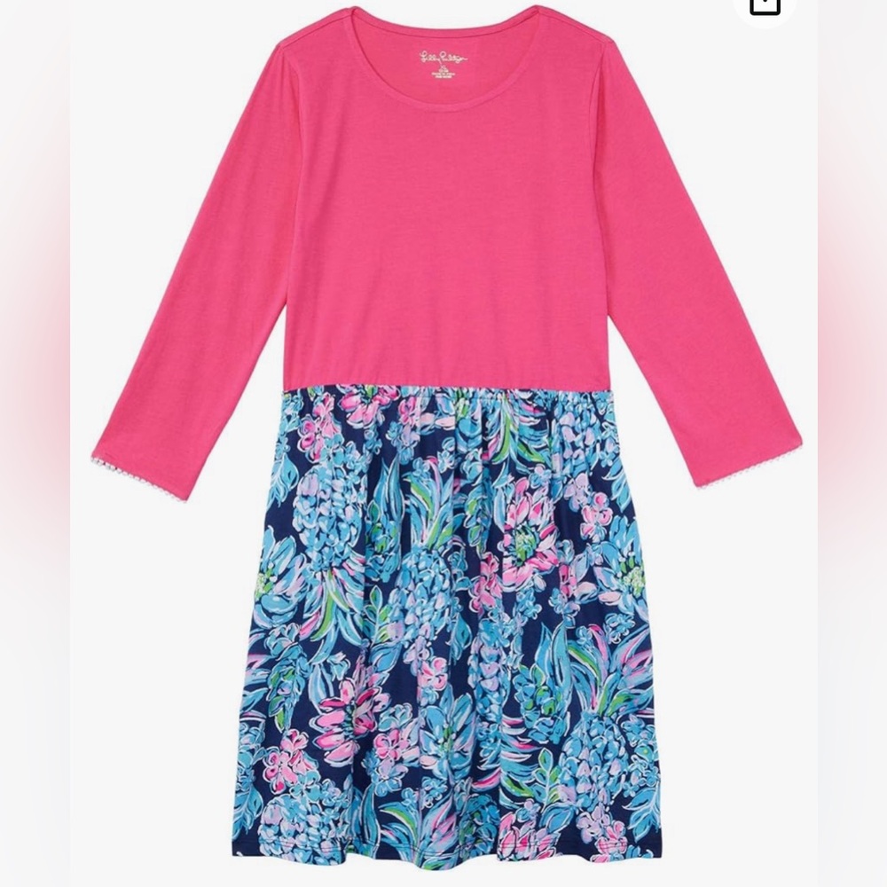 EUC Lilly Pulitzer Kids Giovanna Dress L 8-10